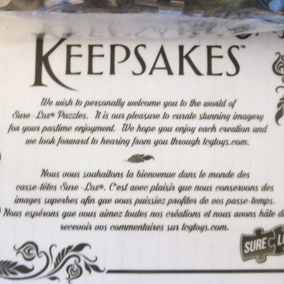 NWOT Keepsakes 500 pieces Neuschwanstine Castle puzzle with magnetic closure - Picture 5 of 6